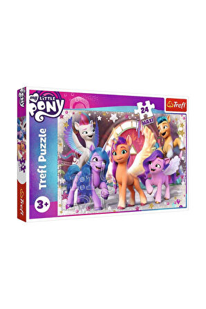 Kız Çocuk Oyuncak Erkek Çocuk Oyuncak PUZZLE-14338 My Little Pony 24 Parça Maxi Çocuk Puzzle Eğitici