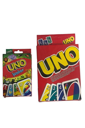 Eğitici Öğretici Çocuk Oyuncaklar Uno Junior Ve Uno 2li Set