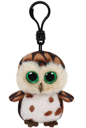 Eğlenceli Oyuncak TY Sammy - Owl Brown Anahtarlık Kız Erkek Çocuk Eğitici