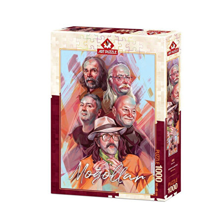 Eğlenceli Oyuncak 4585/ART MOĞOLLAR-1000 PARÇA Kız Erkek Çocuk Eğitici