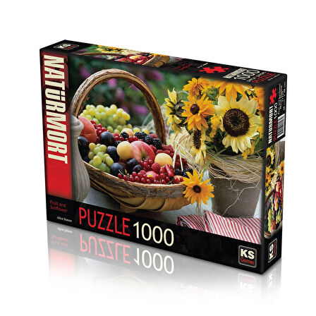Öğretici Oyuncak 11227 Puzzle 1000/FRUİT AND SUNFLOWER PUZZLE 1000 PARÇA Kız Erkek Çocuk Eğitici