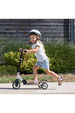 Kız Çocuk Oyuncak Erkek Çocuk Oyuncak Smoby Ahşap 3W Katlanabilir Scooter 7600750908 Eğitici Oyuncak