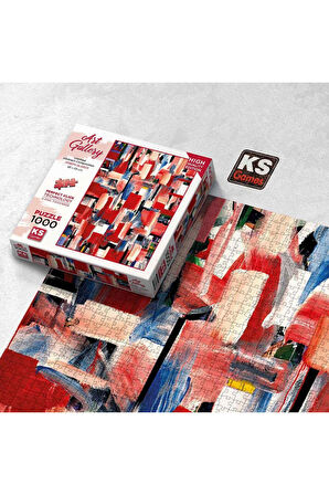 Kız Çocuk Oyuncak Erkek Çocuk Oyuncak 20664 Untitled Abstract Composition 1000 Parça Puzzle Eğitici