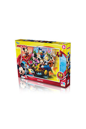 Kız Çocuk Oyuncak Erkek Çocuk Oyuncak KS Puzzle 100 Parça Mickey Mouse Eğitici Oyuncaklar