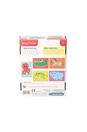 Kız Çocuk Oyuncak Erkek Çocuk Oyuncak 75043TR Young Learner - Sevimli Hayvanlar Yapboz +3 yaş Eğitic