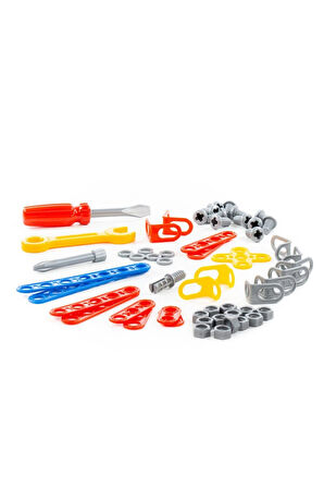 Kız Çocuk Oyuncak Erkek Çocuk Oyuncak 72962 TASARIIM SETİ (MUCİT) , 57 PARÇA (KUTUDA) Eğitici Oyunca