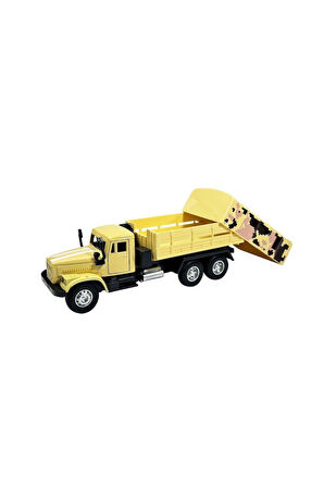 Kız Çocuk Oyuncak Erkek Çocuk Oyuncak WK-2227-10 Çek Bırak 1:50 Kamuflajlı Kamyon Eğitici Oyuncaklar