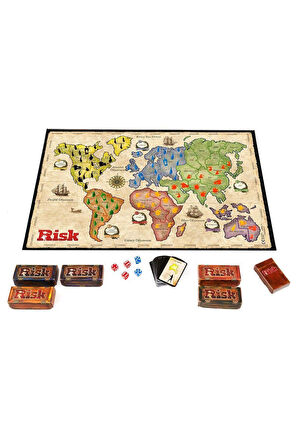 Kız Çocuk Oyuncak Erkek Çocuk Oyuncak B7404 Hasbro Gaming - Risk +10 yaş Eğitici Oyuncaklar