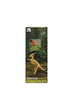 Kız Çocuk Oyuncak Erkek Çocuk Oyuncak 3563 Crazoo Dinozor Figürlü 3D Kazı Seti Eğitici Oyuncaklar