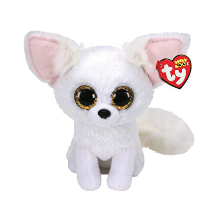 Eğlenceli Oyuncak TY Beanie Boos Peluş Kar Tilkisi-Fennec 15cm Kız Erkek Çocuk Eğitici Eğitici Oyu