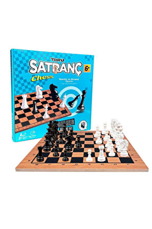 Kız Çocuk Oyuncak Erkek Çocuk Oyuncak TR5011 Toru Ahşap Satranç Seti Eğitici Oyuncaklar