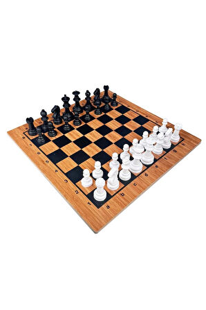 Kız Çocuk Oyuncak Erkek Çocuk Oyuncak TR5011 Toru Ahşap Satranç Seti Eğitici Oyuncaklar