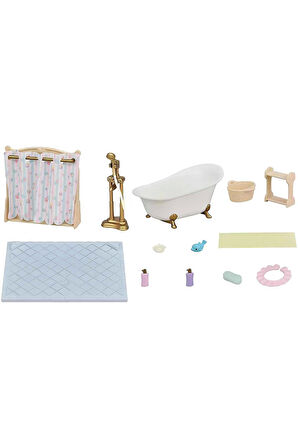 Kız Çocuk Oyuncak Erkek Çocuk Oyuncak Sylvanian Families Banyo ve Duş Seti 5739 Eğitici Oyuncaklar