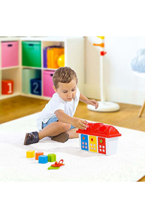 Kız Çocuk Oyuncak Erkek Çocuk Oyuncak Dolu Kilitli Mutlu Bultak Ev Eğitici Oyuncaklar