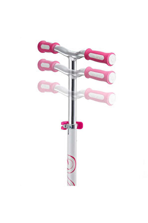 Kız Çocuk Oyuncak Erkek Çocuk Oyuncak Evo 3 Tekerlekli Colour Burst Işıklı Beyaz Scooter Eğitici Oyu