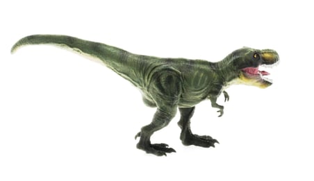 Eğlenceli Oyuncak Yumuşak Plastik 31cm Dinozor Figür - Yeşil T-Rex Kız Erkek Çocuk Eğitici Eğitici