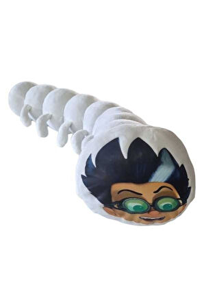 Eğitici Öğretici Çocuk Oyuncaklar PİJAMASK Renkli Tırtıl Karakter Yastık Uyku Arkadaşı Pjmask Pijama