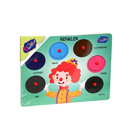 Kız Erkek Çocuk Oyuncak 153/154 -ONY AHŞAP TUTMALI RENKLER Kız Erkek Çocuk Eğitici