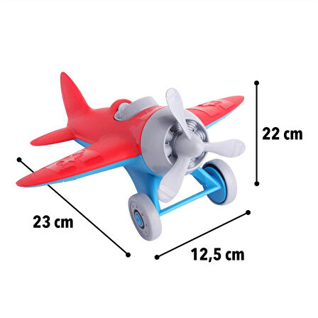 Öğretici Oyuncak 30770 KANZ PIRPIR UÇAK Kız Erkek Çocuk Eğitici