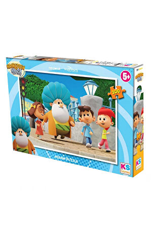 Kız Çocuk Oyuncak Erkek Çocuk Oyuncak KS Games Nasreddin Hoca 200 Parça Puzzle Eğitici Oyuncaklar