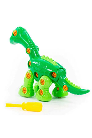 Kız Çocuk Oyuncak Erkek Çocuk Oyuncak Polesie Yapı Seti Dinazor ''Diplodok'' 35 Element (Kutuda) 771