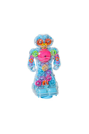 Kız Çocuk Oyuncak Erkek Çocuk Oyuncak KZL-6038A Çarkları Dönen Robot Eğitici Oyuncaklar