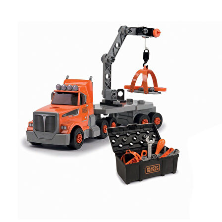Eğitici Oyuncak 7600360175 Black Decker Brikolo Kamyon -Smoby Kız Erkek Çocuk Eğitici Eğitici Oy
