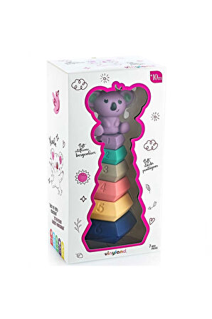 Kız Çocuk Oyuncak Erkek Çocuk Oyuncak Vinyland Soft Beşgen Halkalar Koala 7'li Set 661884 Eğitici Oy