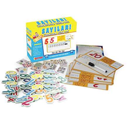 Eğitici Oyuncak 9222 SAYILARI ÖĞRENİYORUM EĞİTİM SETİ Kız Erkek Çocuk Eğitici