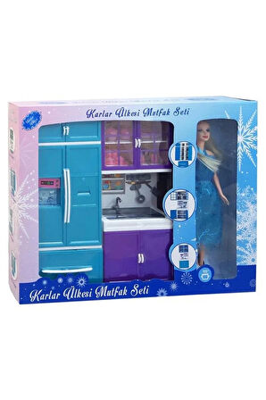Kız Çocuk Oyuncak Erkek Çocuk Oyuncak Oydaş Karlar Ülkesi 2'li Dolap Lavabo 2334 Eğitici Oyuncaklar