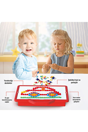 Kız Çocuk Oyuncak Erkek Çocuk Oyuncak Arkadaşım Çivi Oyunu Çanta Eğitici Oyuncaklar