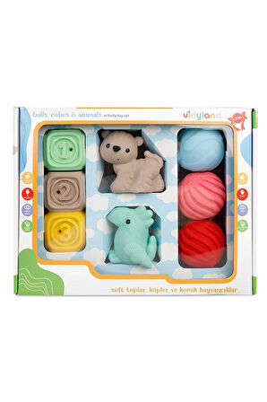 Kız Çocuk Oyuncak Erkek Çocuk Oyuncak Erpa Oyuncak Vinyland 8'li Aktivite Seti Eğitici Oyuncaklar