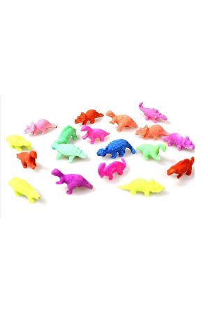 Eğitici Öğretici Çocuk Oyuncaklar 3Adet Büyük Boy 6Cm Islanınca Çatlayıp Büyüyen Dinazor Yumurtası O