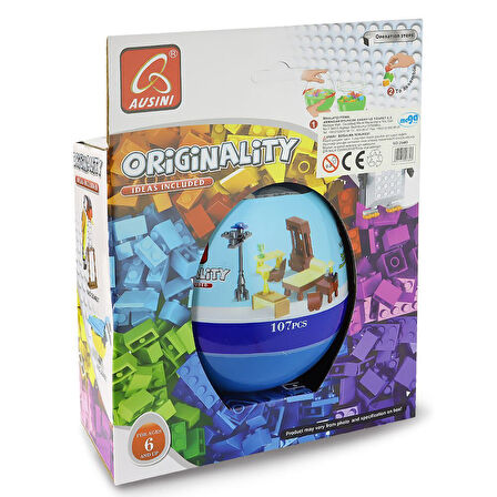 Eğlenceli Oyuncak Ausini Özgün Fikirler 107 Parça Yumurta Kutu Kız Erkek Çocuk Eğitici Eğitici Oyu