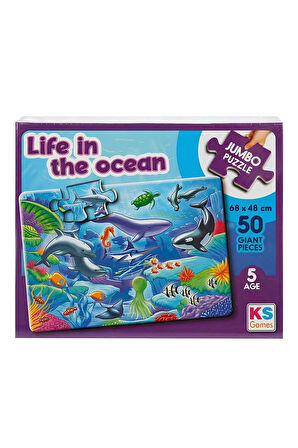 Kız Çocuk Oyuncak Erkek Çocuk Oyuncak KS Games Life In The Ocean 50 Parça Eğitici Oyuncaklar