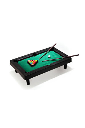 Kız Çocuk Oyuncak Erkek Çocuk Oyuncak Midi Pool Orta Boy Bilardo Oyun Seti - 040AK Eğitici Oyuncakla
