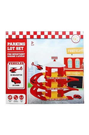 Kız Çocuk Oyuncak Erkek Çocuk Oyuncak İtfaiye Üç Katlı Otopark Eğitici Oyuncaklar
