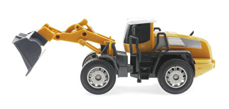 Öğretici Oyuncak Sürtmeli Model İş Makinası Dozer Kız Erkek Çocuk Eğitici