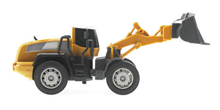 Öğretici Oyuncak Sürtmeli Model İş Makinası Dozer Kız Erkek Çocuk Eğitici