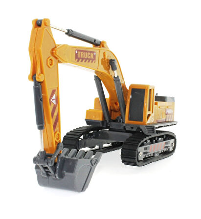 Kız Erkek Çocuk Oyuncak Sürtmeli Model İş Makinası Kepçe Kız Erkek Çocuk Eğitici