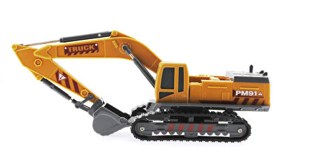 Kız Erkek Çocuk Oyuncak Sürtmeli Model İş Makinası Kepçe Kız Erkek Çocuk Eğitici