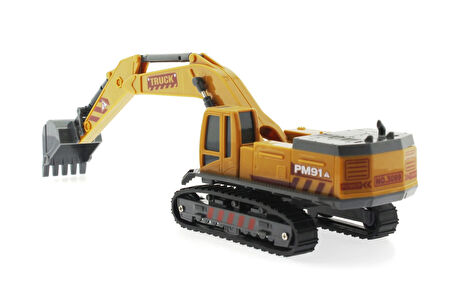 Kız Erkek Çocuk Oyuncak Sürtmeli Model İş Makinası Kepçe Kız Erkek Çocuk Eğitici