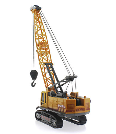 Eğitici Oyuncak Sürtmeli Model İş Makinası Vinç Kız Erkek Çocuk Eğitici