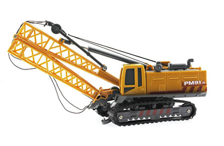 Eğitici Oyuncak Sürtmeli Model İş Makinası Vinç Kız Erkek Çocuk Eğitici