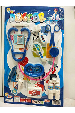 Eğitici Öğretici Çocuk Oyuncaklar Doktor Seti 11 Parça