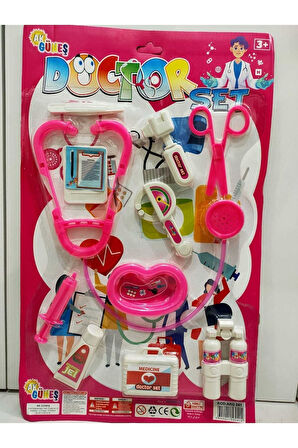 Eğitici Öğretici Çocuk Oyuncaklar Doktor Seti 11 Parçalı