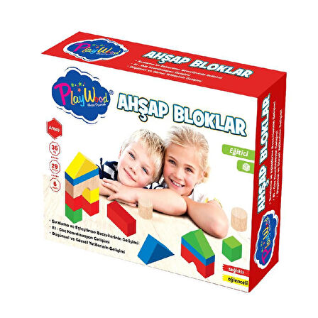 Eğlenceli Oyuncak 29 Parça Ahşap Eğitici Bloklar Doğal Oyuncak Kız Erkek Çocuk Eğitici Eğitici Oyu