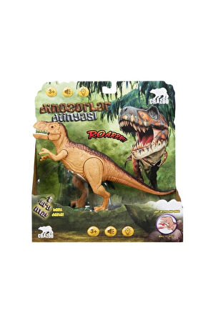 Kız Çocuk Oyuncak Erkek Çocuk Oyuncak S00036171 DİNOZOR B/O.KÇK.SES/IŞIK 4AST. SUN Eğitici Oyuncakla