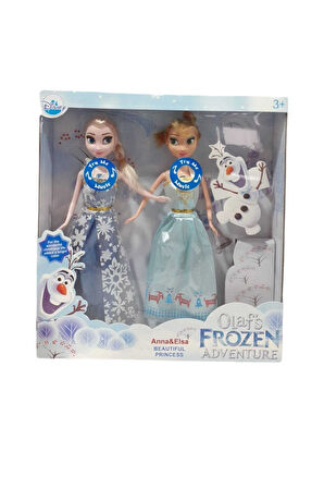 Eğitici Öğretici Çocuk Oyuncaklar Anna Ve Elsa Sesli Müzikli Bebek Rs14288