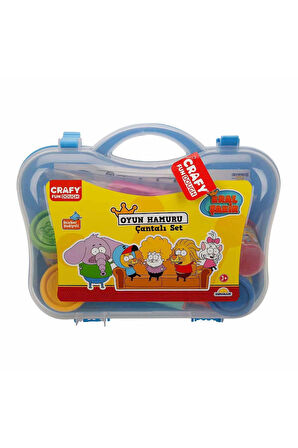 Kız Çocuk Oyuncak Erkek Çocuk Oyuncak Kral Şakir Çantalı Oyun Hamuru Seti 200 gr 20 Parça Eğitici Oy